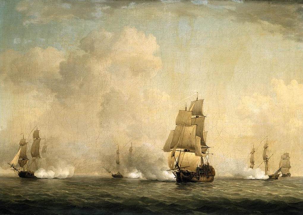 The Capture of a French Ship by Royal Family Privateers