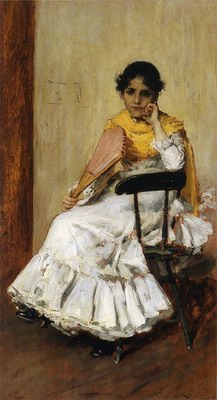 A Spanish Girl, Portrait of Mrs. Chase in Spanish Dress