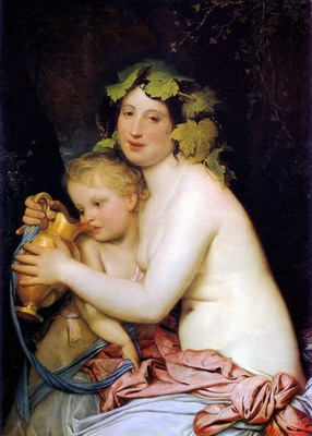 Bacchante Giving Cupida Drink