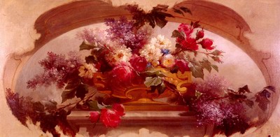 Flowers In A Gilt Vase