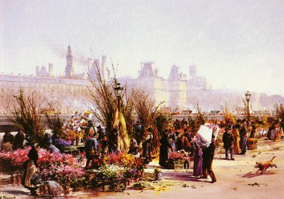 Le Marche Aux Fleurs A Paris