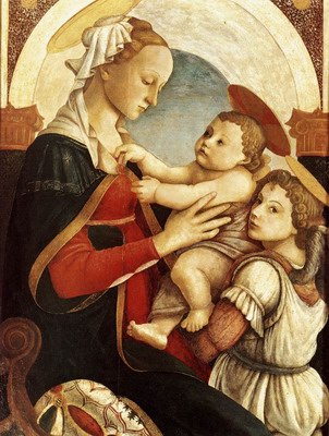 Madonna And Child With An Angel