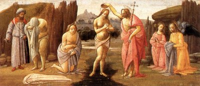 Predella,Baptism Of Christ