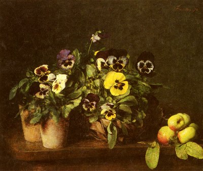 Still Life With Pansies