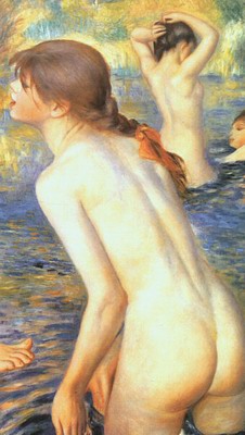 The Bathers, detail