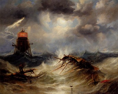 The Irwin Lighthouse, Storm Raging