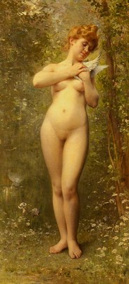 Venus A La Colombe, venus with a dove