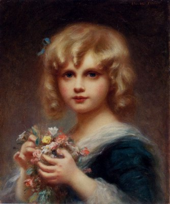 Girl With Flowers