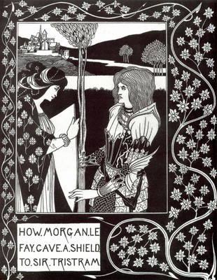 How Morgan Le Fay Gave a Shield to Sir Tristram