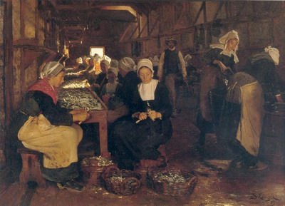 Mujeres en Concarneau