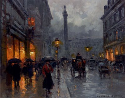 Place Vendome In The Rain