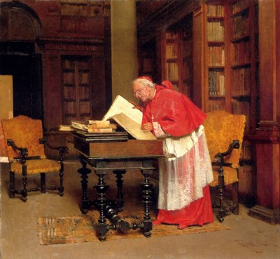 The Cardinal In His Study