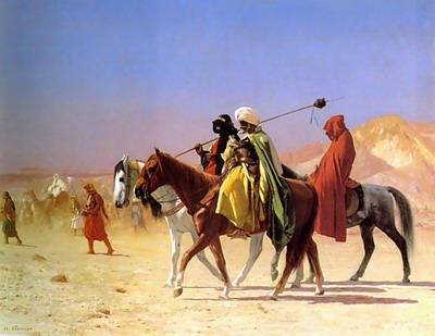 Arabs crossing the Desert