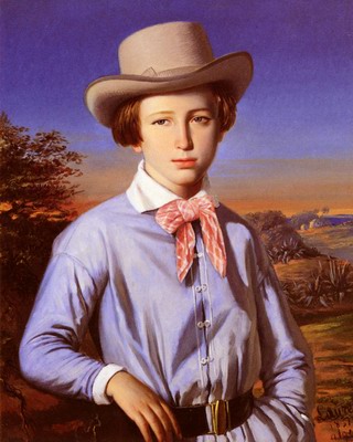 Jeune Homme Au Chapeau, young man with a hat