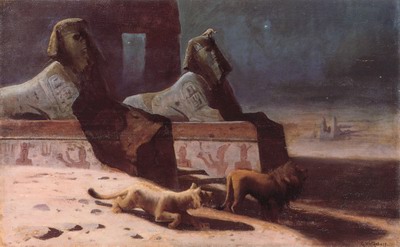 Lions et Sphinx