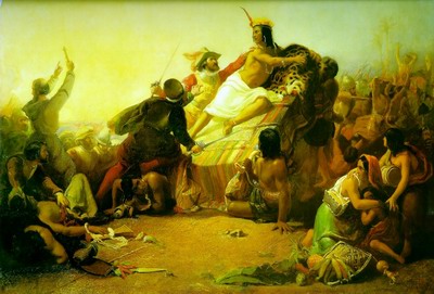 Pizarro Seizing the Inca of Peru