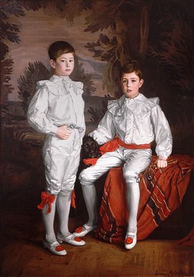 Portrait of Molson Brothers Harold and Eric, sons of J. Elsdale