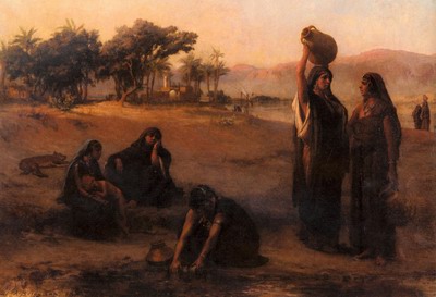 Women Drawing Water From The Nile