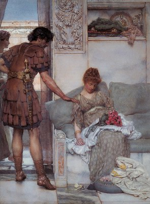 Alma Tadema A Silent Greeting