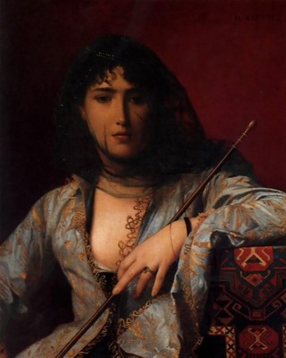 Femme circassienne voiled, Veiled Circassian Lady