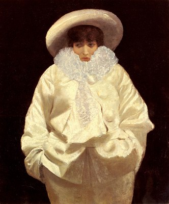 Sarah Bernhardt As Pierrot