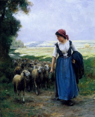 The young Shepherdess