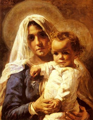 A Mother And Child