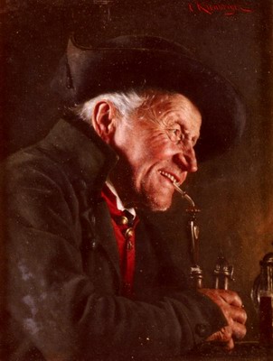 A Portrait Of A Man In A Tavern