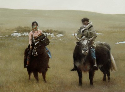 A Young Couple, Tibetan