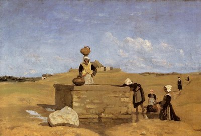 Breton Women at the Fountain