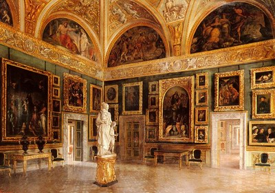 The Interior Of The Pitti Palace