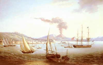 An English Frigate In The Bay Of Naples