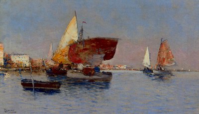 Fishing Vessels In The Venetian Lagoon