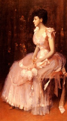 Portrait Of A Lady In Pink