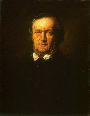 Portrait of Richard Wagner, bildnis richard wagner