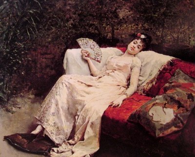 Reclining lady