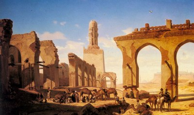 Ruines De La Mosquee Du Calife Hakem Au Caire