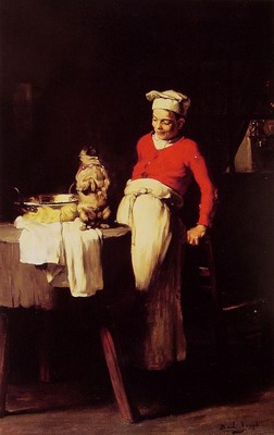 The cook and the pug