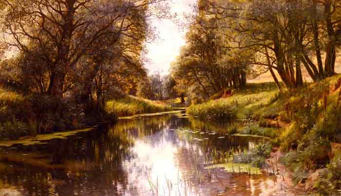 A Winding Stream In Summer, 1905