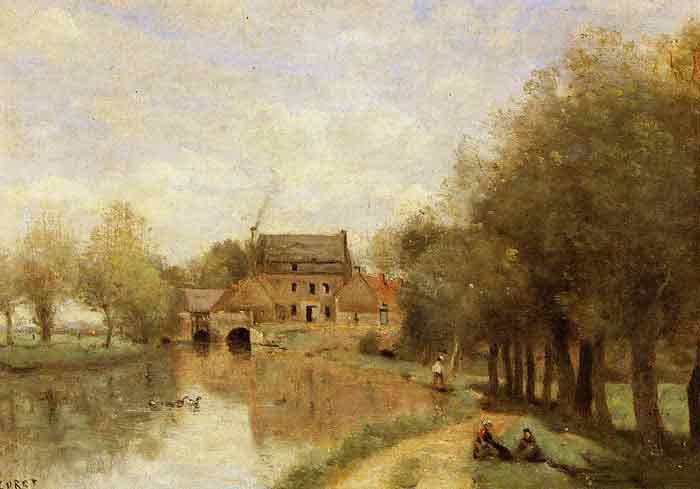 Arleux-du-Nord, the Drocourt Mill, on the Sensee, 1871