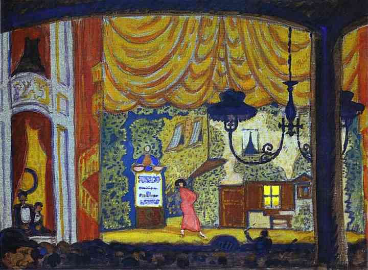 Denmark. A Small Theatre. 1912