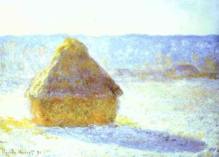 Haystack, Snow Effects, Morning. 1890.