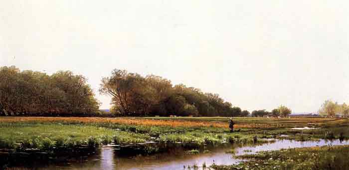 Hunter in the Meadows of Old Newburyport, Massachusetts, c.1873