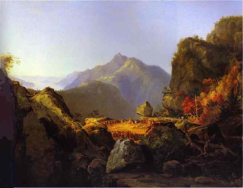 Landscape Scene from the Last of the Mohicans. 1827