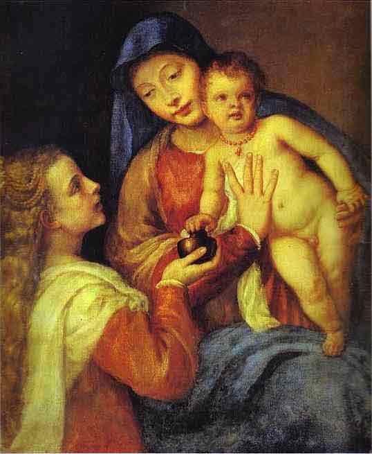 Madonna and Child with Mary Magdalene. c.1560