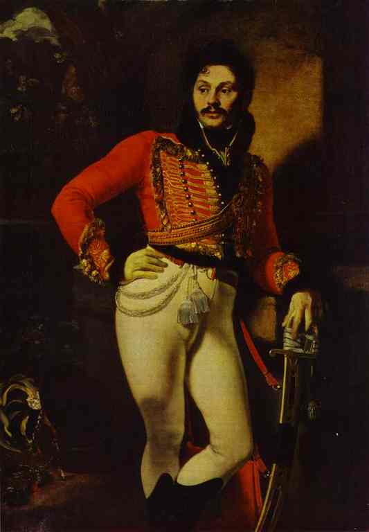 Portrait of D. V.(?) Davydov. 1809