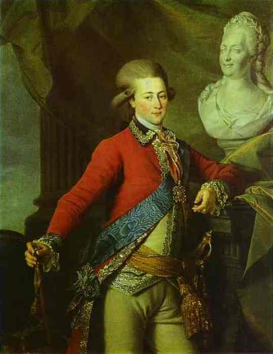 Portrait of the Aide-de-camp A. D. Lanskoy. 1782