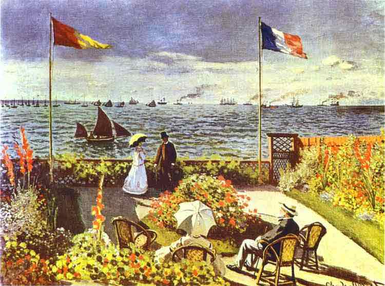 Terrace at Saint-Adresse 1867.