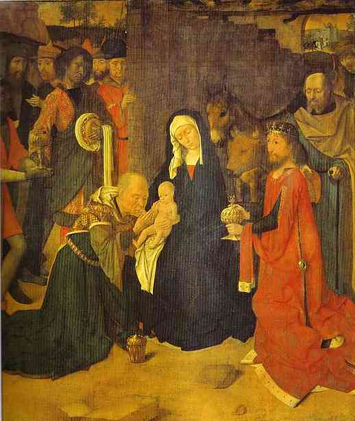 The Adoration of the Magi.