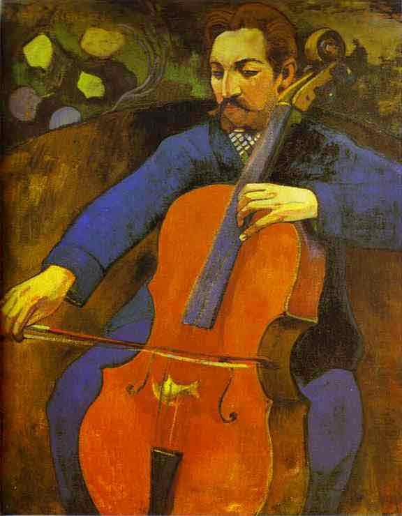 The Cellist (Portrait of Upaupa Scheklud). 1894